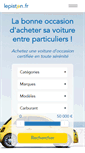 Mobile Screenshot of lepiston.fr